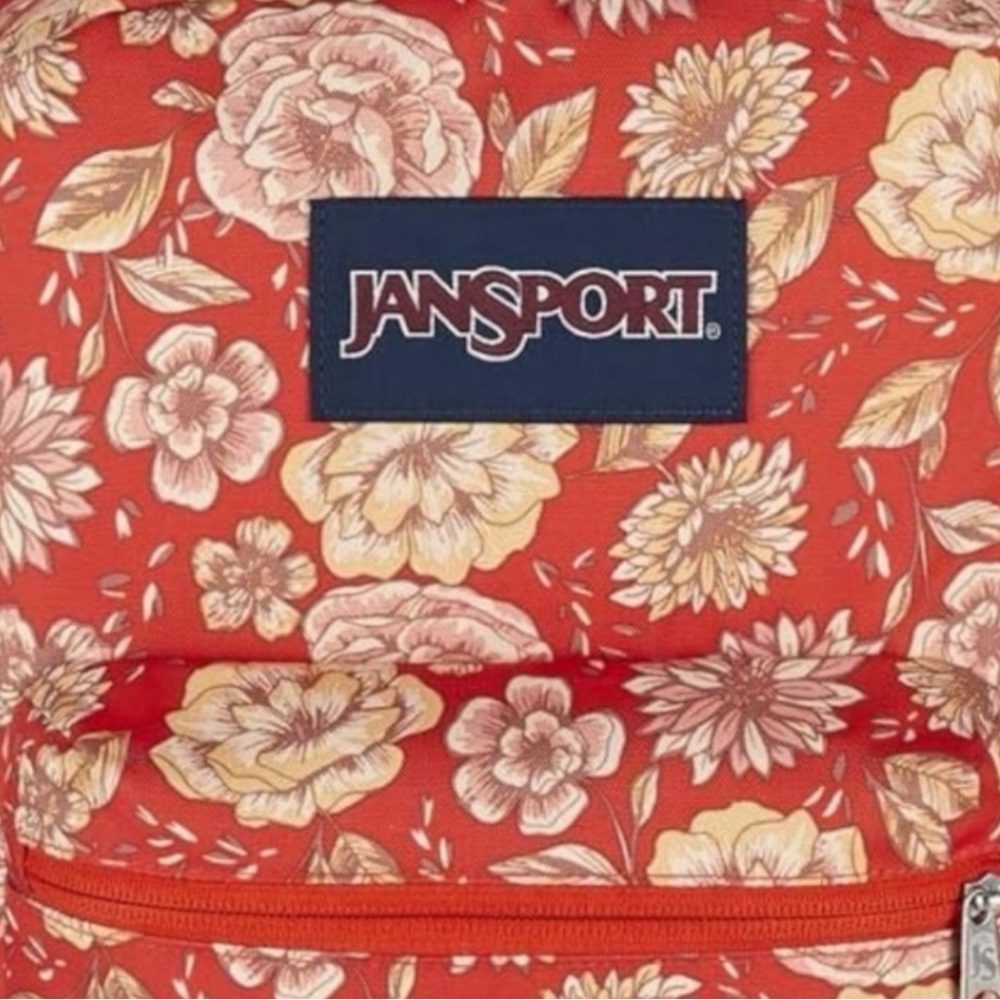 JanSport Cross Town Backpack - Boho Floral - Picture 4 of 4